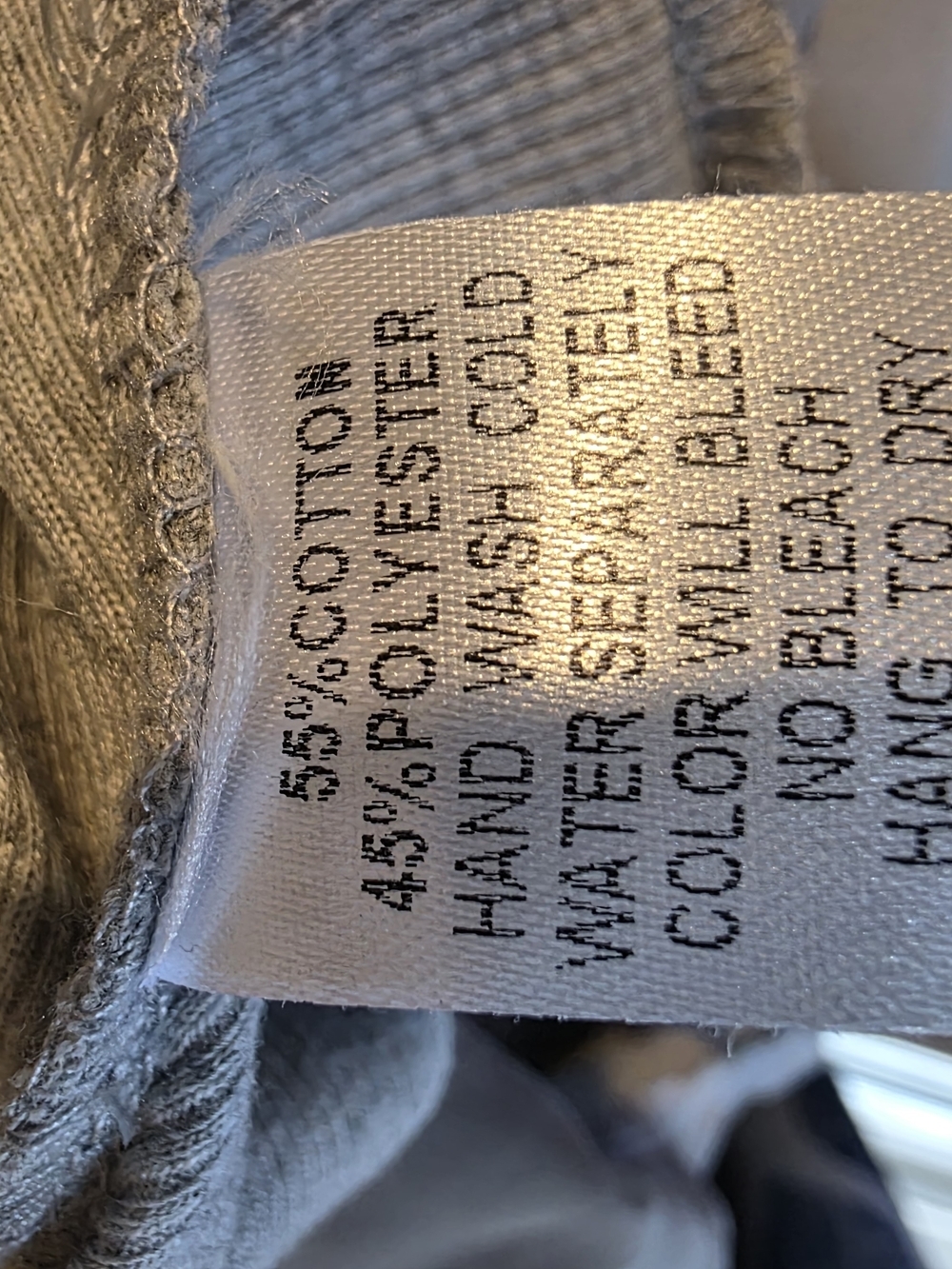 Umgee Light Gray Ribbed Tank with Ruffle Hem - Picture 6 of 6